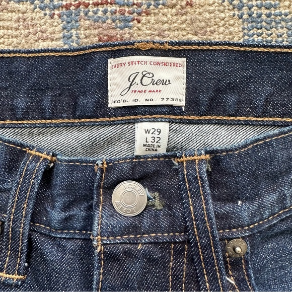 J. Crew 484 Slim-fit Rigid Jean in Dark Shadow Wash Japanese Denim 29 x 32 - Picture 5 of 6